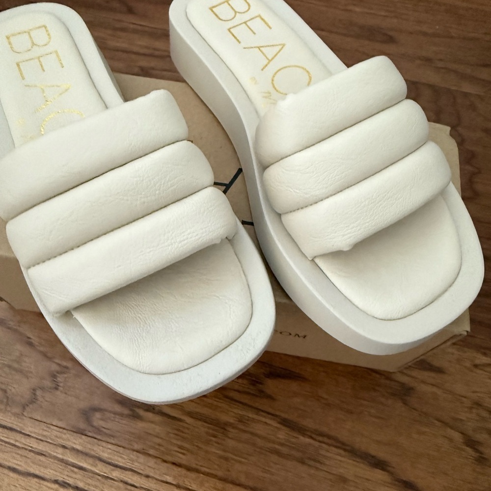 New In Box - Beach by Matisse Pax Slide Sandals - Size 7 - Picture 4 of 8